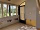 Enclosed sunroom with door, offers a versatile space with abundant natural light and potential at 1503 12Th Se Ct # 1503, Largo, FL 33771