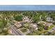 Panoramic aerial view of a residential neighborhood dotted with lush green trees and homes at 2001 Pinellas Point S Dr, St Petersburg, FL 33712