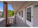 Hallway with unit doors, and outdoor view at 2460 Persian Dr # 54, Clearwater, FL 33763