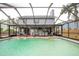 Enjoy outdoor living at its finest with this expansive pool area featuring a grilling station and dining at 3177 Montrose Pl, Palm Harbor, FL 34684