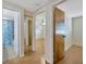 Hallway view of bedroom, closet and bathroom at 4012 Woodacre Ln, Tampa, FL 33624