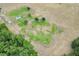 Aerial view of the park with green spaces, trees, and small buildings at 4302 Longfellow Dr, Plant City, FL 33566