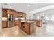 Spacious kitchen featuring an island, stainless steel appliances, granite countertops, and lots of cabinets at 5235 42Nd S St, St Petersburg, FL 33711
