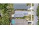 Aerial view of the property highlighting its proximity to neighborhood amenities and nearby residences at 5825 Meadowpark Pl, Lithia, FL 33547