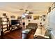 Inviting living room with hardwood floors, comfortable seating, and plenty of natural light at 8039 83Rd N St, Seminole, FL 33777