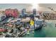 Beautiful waterfront property with boat dock and city views near a sandy beach at 94 Devon Dr, Clearwater Beach, FL 33767