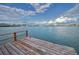 Waterfront dock offers stunning harbor views and is perfect for boating and enjoying water activities at 94 Devon Dr, Clearwater Beach, FL 33767