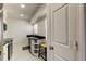 Charming kitchen space features modern appliances, black counters, and white cabinets at 1115 Rue Des Chateaux # 2B, South Pasadena, FL 33707
