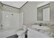 Bathroom featuring a bath tub and a sink at 16137 Melbourne St, Brooksville, FL 34604