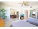Spacious bedroom featuring access to the living room and a walk-in closet at 1621 Gulf Blvd # 1604, Clearwater Beach, FL 33767