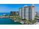 Harbourside condo with boat slips, waterfront views, and palm trees in a tropical location at 1621 Gulf Blvd # 1604, Clearwater Beach, FL 33767