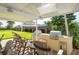 Convenient outdoor kitchen featuring stainless steel BBQ grills and patio seating for entertaining guests at 1621 Gulf Blvd # 1604, Clearwater Beach, FL 33767