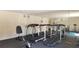 On-site gym with treadmills, exercise bikes, and free weights for residents' fitness needs at 200 Country Club Dr # 906, Largo, FL 33771