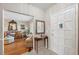 Welcoming entryway showcasing a tile floor, front door, and opening to the living room at 2221 Swedish Dr # 55, Clearwater, FL 33763