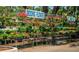 Outdoor flower stand showcasing colorful bedding flowers in pots and containers for sale at 2604 Clareside Dr, Valrico, FL 33596