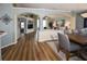Open concept living space with modern decor and ample natural light at 2604 Clareside Dr, Valrico, FL 33596