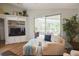 Bright living area with sliders offering backyard views at 2604 Clareside Dr, Valrico, FL 33596