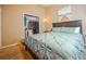 Comfortable main bedroom with closet space, creating a relaxing and private retreat for rest at 2604 Clareside Dr, Valrico, FL 33596