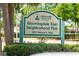 Sign for Bloomingdale East Neighborhood Park in Hillsborough County, Florida, featuring lush landscaping at 2604 Clareside Dr, Valrico, FL 33596