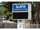 Alafia Elementary School sign with digital display; school is located in the community at 2604 Clareside Dr, Valrico, FL 33596