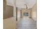 Spacious living room with sliding glass doors leading to the outdoor patio area at 3001 Folklore Dr, Valrico, FL 33596