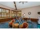 Bright and airy fitness room with a variety of equipment and comfortable seating for relaxation at 3062 Eastland Blvd # 402, Clearwater, FL 33761