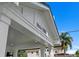 Close-up of the house number and architecture with white columns and soffits at 3501 W Tacon St, Tampa, FL 33629