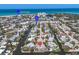 Aerial view of waterfront homes in Siesta Key, near Siesta Key Beach and Village at 396 Avenida Madera, Sarasota, FL 34242