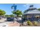 Picturesque gazebo in Siesta Key offering a relaxing spot with nearby shops and a street view at 396 Avenida Madera, Sarasota, FL 34242