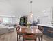 Open floor plan showcasing the dining area adjacent to the living room and kitchen at 4175 20Th N St, St Petersburg, FL 33741