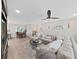 Bright and airy living room with a view into the dining area at 4175 20Th N St, St Petersburg, FL 33741