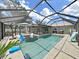 Inviting screened-in pool with a spacious deck area perfect for relaxation and entertainment at 4175 20Th N St, St Petersburg, FL 33741