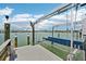 Waterfront view of boat lift, ready for the boat to be lifted at 467 Boca Ciega Point S Blvd, St Petersburg, FL 33708