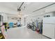 Spacious two car garage with laundry hookups and epoxy floor at 467 Boca Ciega Point S Blvd, St Petersburg, FL 33708
