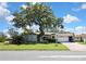 Charming single-story home featuring a lush front lawn and a majestic, mature shade tree at 5042 Gaston St, Spring Hill, FL 34607