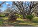 Lush park with old trees, an open green space and landscaped details for outdoor enjoyment at 5043 Night Star Trl, Odessa, FL 33556
