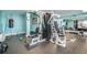 Well-equipped fitness center with weight machines and a punching bag for a complete workout at 6009 Sea Ranch Dr # 107E, Hudson, FL 34667