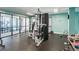 Contemporary fitness center equipped with weight machines and free weights at 6009 Sea Ranch Dr # 107E, Hudson, FL 34667