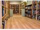 Library stocked with books and spacious aisles at 6015 19Th N St # 301, St Petersburg, FL 33714