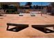 Outdoor community recreation area with pool rules sign at 6015 19Th N St # 301, St Petersburg, FL 33714