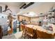Kitchen with an island and wood cabinets at 616 Highview S Cir, Brandon, FL 33510