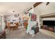 Living room and dining room with view of the kitchen at 616 Highview S Cir, Brandon, FL 33510