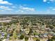Expansive aerial view of a neighborhood featuring numerous homes and lush greenery under a bright, cloudy sky at 6365 32Nd N Ave, St Petersburg, FL 33710