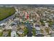 Aerial view of waterfront home with boat dock and beautiful canals surrounding property at 6604 Dolphin Cove Dr, Apollo Beach, FL 33572