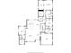 Detailed floor plan showcasing the layout of the home, including the kitchen, bedrooms, living room, and bathrooms at 860 Harbor Is, Clearwater Beach, FL 33767