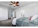 Spacious bedroom showcasing an open layout and seamless flow into attached areas at 9031 Sienna Moss Ln, Riverview, FL 33578
