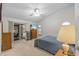 Bedroom featuring neutral tones, a sliding glass door, and ample natural light at 1017 Hamilton Ave, Tarpon Springs, FL 34689