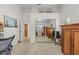 Study or bedroom with a mirrored closet and high ceilings at 1017 Hamilton Ave, Tarpon Springs, FL 34689
