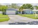 Lovely single story home with a spacious front yard, long driveway, and well-maintained landscaping at 1101 Mclean St, Dunedin, FL 34698