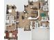 Detailed floor plan showcasing the layout of the home with multiple rooms and amenities at 11845 Newberry Grove Loop, Riverview, FL 33579